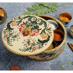 Elegant Wooden Tortilla & Roti <b>Storage</b> Box for <b>Kitchen</b> Decor & Table Display Home Use Food <b>Container</b> - Product Image 6