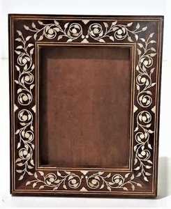 Marco de Fotos de Madera Hecho a Mano de Lujo con Incrustaciones de Madreperla, Marco Decorativo Premium para Exhibición de Imágenes, para un Hogar y Oficina Elegantes - Product Image 2
