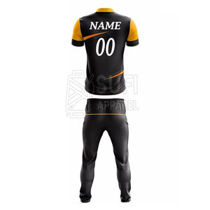 Servicio OEM, Diseño de Uniforme de Cricket Transpirable de la Mejor Calidad para Hombres Adultos, Ropa de Equipo con Logotipo, Nombre y Número Personalizados - Product Image 3