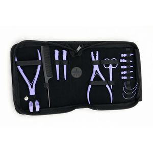 Kit d'outils pour extensions de cheveux en acier inoxydable, pinces à cheveux - Product Image 4