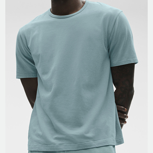 T-shirt pour homme de haute qualité 100% coton, surdimensionné, impression de logo personnalisé, streetwear, col rond, tee-shirt décontracté tendance - Product Image 6