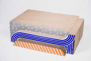 Peien-Tabla de rascado 3 en 1 para gatos, juguete multifuncional duradero para gatos, divertido ejercicio felino, embalaje de cartón, árbol para gatos y rascador - Product Image 3