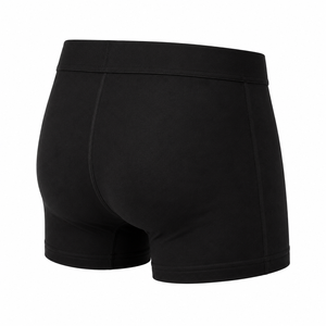 Boxers pour hommes couleur unie, haute élasticité, coupe confortable, taille mi-haute, respirants, ajustés, en Spandex/Coton, lavables en machine - Product Image 6