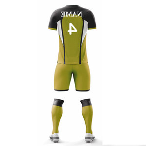 Tenues de football complètes OEM ODM à prix d'usine – Nouveauté été et toutes saisons, séchage rapide, kits de football entièrement personnalisables par sublimation - Product Image 3