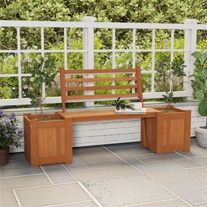 Fioriere da Giardino in Legno Duro per Decorazioni Esterne, Resistenti all'Usura, con Alberi Finti e Piante in Vaso per Hotel - Product Image 3