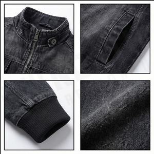 Veste en jean pour homme pour l'hiver, grande taille, design boutonné long, matière en toile épaisse, vêtements, manteau pour homme, veste en jean - Product Image 4