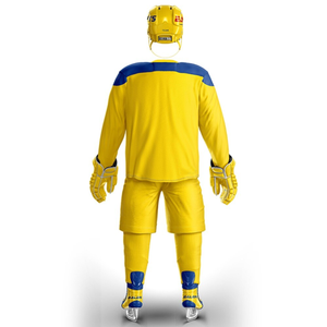 New Style High Quality Breathable Anti-Bacterial Quick Dry 100% Polyester Ice Hockey Uniform Sports Clothing for Sale - Product Image 2