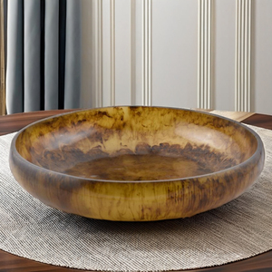 Best Quality Customized Resin <b>Bowl</b> <b>Large</b> Size Fruit <b>Bowl</b> Extra <b>large</b> resin Salad <b>bowl</b> for multi purpose Luxury resin giant <b>bowl</b> - Product Image 5