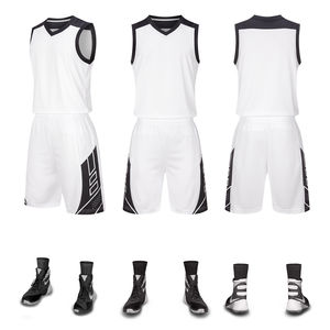 Uniformes de Baloncesto con Logotipo Personalizado al Por Mayor, Uniformes Deportivos con Tela Transpirable y Cómoda para Hombre - Product Image 1
