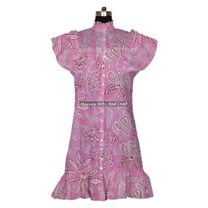 Vestido de Verano 2026, Nuevo Estilo de Moda para Mujer, Vestido de Manga Corta con Estampado Floral, Elegante, Holgado e Informal - Product Image 6