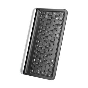 Teclado inalámbrico ultraportátil con soporte integrado compatible con KOCASO MX1080 e INova EX1080 en color plateado - Product Image 2