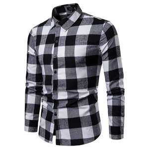 Maillot de course, veste de moto, chemise en flanelle 100% coton pour homme grande taille, OEM, logo personnalisé imprimé et brodé, durable - Product Image 1