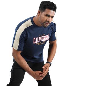 Venta al por mayor 100% algodón de primera calidad 180 GSM camisetas para hombres logotipo personalizado etiquetas de talla grande transpirable hecho Bangladesh - Product Image 6