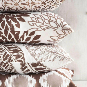 Set of 5 Floral Block High Quality Customizable <b>Square</b> Cotton Printed <b>Pillowcases</b> Comfort Soft Knitted for Home Hotel or Sofa - Product Image 4