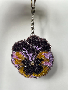 Embroidery beaded Luxury charms Handmade New Stylish <b>keychain</b> Woven Beaded <b>Keychain</b> Eco-friendly Lightweight luxury New Design - Product Image 4