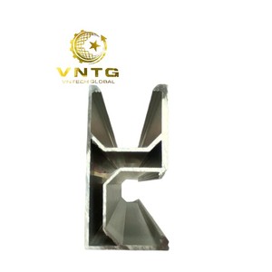 รางยึดแผงโซลาร์เซลล์ VNTECH GLOBAL OEM/ODM คุณภาพสูง ขนาด 26x52 มม. ผลิตจากอะลูมิเนียมอโนไดซ์ AL6005-T6 สำหรับระบบติดตั้งบนหลังคา - Product Image 2