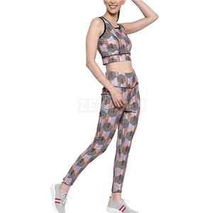 Custom Design Yoga Set in Wholesale Price Yoga Set Quick Dry Workout Best Material Yoga Set High Quality Customized Low - Product Image 3