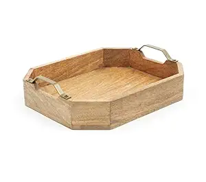 Eco-Friendly 100% Natural for Wood Hand-Carved Plant Pattern Serving Tray Modern Design Style for Ramadan Displays - Product Image 5