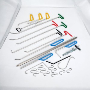 Kit de Reparación de Abolladuras sin Pintura PDR, Juego de 27 Herramientas para Eliminar Abolladuras de Carrocería, para Uso en Taller - Product Image 1