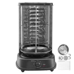 Girarrosto Elettrico Verticale in Acciaio Inossidabile per Gyros e Shawarma di Pollo, da Banco - Product Image 1
