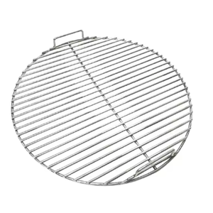 ตะแกรงย่างบาร์บีคิวทรงกลมสแตนเลสขนาด 22 นิ้ว พร้อมที่ยึดแกนหมุนและชั้นวางสำหรับใช้งานกลางแจ้งแบบหนาพิเศษ - Product Image 3