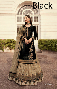 Designer Lehenga With Top and Dupatta Set Heavy Georgette With Embroidery Work Party Wear Wedding Wear Indian Fully Stitched - Product Image 2