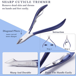 Professional OEM Leather Manicure Set Pedicure Care Tools New Rainbow <b>Nail</b> File Clippers Beauty Grooming <b>Kit</b> in Box Packaging - Product Image 4