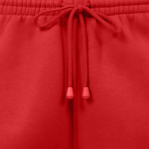 Shorts cargo orange pour homme, couleur unie, taille à cordon, style décontracté, tissu en coton avec poches latérales, short pour homme - Product Image 6