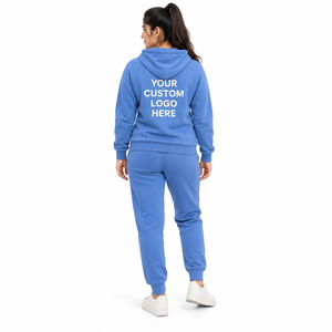 Chándal de Verano para Hombre, de Alta Calidad, Personalizado, Ecológico, de Secado Rápido, de Forro Polar Grueso de Poliéster/Algodón, con Cierre y Estampado - Product Image 2