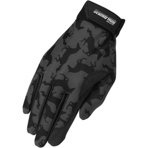 Guantes de equitación antideslizantes Servicio OEM Guantes de equitación Cuero Personalizado Equitación Ecuestre Guantes Jinete de carreras de caballos - Product Image 2