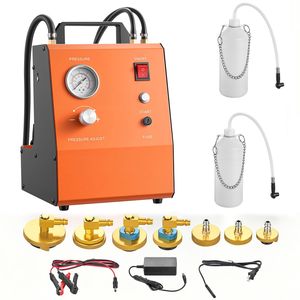 Kit de purge de frein électrique 120V, purgeur automatique de liquide de frein avec 7 adaptateurs de maître-cylindre, double alimentation - Product Image 1