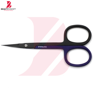 Ciseaux à cuticules personnalisés avec logo pour les soins des ongles, couleur unie, meilleur produit, usage professionnel en salon, ciseaux à cuticules en acier inoxydable - Product Image 2