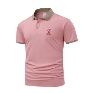 เสื้อโปโลผู้ชายทรงทันสมัย ตัดเย็บอย่างดี สวมใส่สบาย ระบายอากาศได้ดี เหมาะสำหรับเล่นกีฬา ออกกำลังกายที่ยิม - Product Image 1