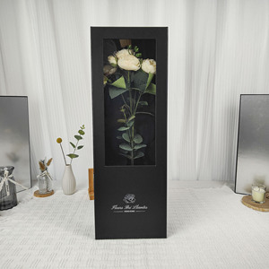 Phong cách từ bó hoa handmade cứng tông hoa hộp với cửa sổ rõ ràng cho cha món quà - Product Image 2