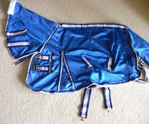 Couvertures et housses d'été imperméables pour chevaux en tissu Ripstop maillé, avec quincaillerie en acier inoxydable - Product Image 2