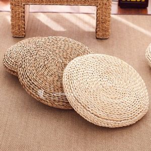 Puf Bohemio de Jacinto de Agua, Cojín Cuadrado para Suelo, Otomana Tejida Multifuncional para Sala de Estar, Dormitorio, Balcón y Decoración - Product Image 3