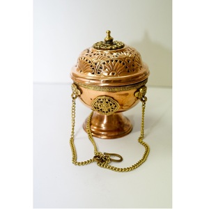 S H INC. Brûleur d'encens en métal de luxe, écologique, structure artistique pour la décoration intérieure, aromathérapie, encens indien, utilisation toute saison - Product Image 1
