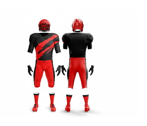 Fournisseur d'uniformes d'équipe de football américain personnalisés, vêtements de sport par sublimation, kit de football d'équipe |   Vêtements de sport en polyester respirant - Product Image 2
