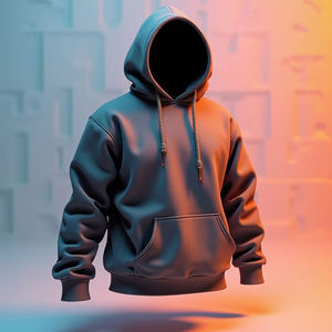 Sudadera con Capucha de Algodón para Hombre, Estilo Urbano, con Logotipo Personalizado OBM, de Alta Calidad, Gruesa y con Relieve, de BD - Product Image 3