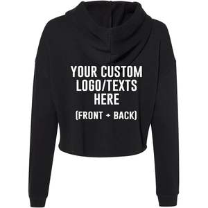 2025 femmes léger Afx64crp personnalisé conçu multicolore sweats à capuche courts sweats promotionnels - Product Image 4