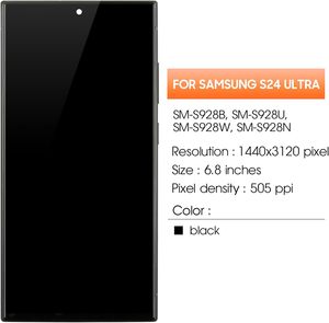 แซมหน้าจออัลตร้า S24ในเซลล์ TFT LCD Digitizer ประกอบเต็มรูปแบบพร้อมกรอบรับประกัน1ปี S928F S928B - Product Image 3