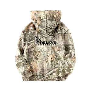 Relevo <b>Leopard</b> <b>Print</b> Hooded Sweatshirt Men's Oversized Cotton French Terry Casual Pullover with Front Pocket Sytreetwear - Product Image 3