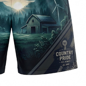 Pantalones Cortos Deportivos Profesionales para Fútbol, Diseño Sublimado Personalizable, Secado Rápido, Tela Cómoda para Deportes - Product Image 5