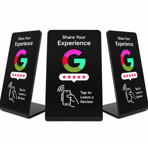 Etiqueta Mini Impermeable de PVC RFID NFC EM4305 TK4100 Personalizada, Soporte de Reseñas, Pantalla de Calificación de Google para Restaurantes, Hoteles, Cafeterías, 860-960MHz - Product Image 3