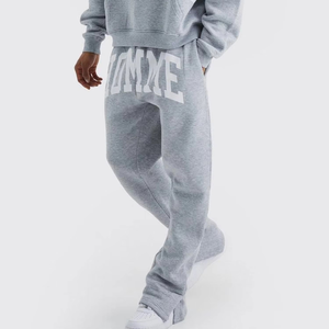 Survêtements en molleton uni sur mesure pour hommes, coupe ajustée, vêtements de sport d'été, survêtement personnalisé pour adultes, nouveau design - Product Image 4