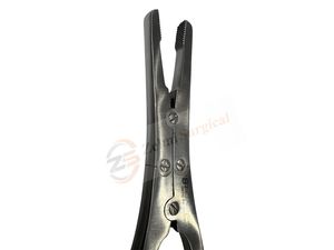 Rubin Septal Morselizer Forceps 20cm with Protective Guard ENT Rhinoplasty Surgical Instrument Stainless Steel - Product Image 3