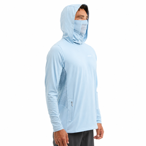 เสื้อฮู้ดกันแดด SHH รุ่น Unisex Plus Size UPF 50 แห้งเร็ว ระบายอากาศได้ดี เหมาะสำหรับตกปลา น้ำหนักเบา สำหรับกิจกรรมกลางแจ้ง เสื้อแขนยาวสำหรับออกกำลังกาย - Product Image 2