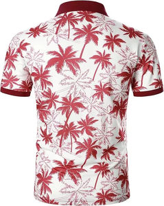 Camisas Casuales de Manga Corta para Hombre con Estampado Digital, Ecológicas y de Secado Rápido para el Verano, Camisetas Polo de Playa - Product Image 3