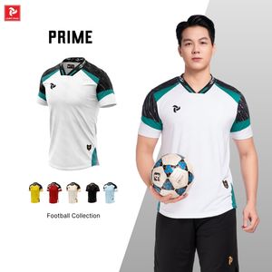 Camiseta de Fútbol Premium JUST PLAY PRIME, Cuello en V, Transpirable, Absorbe la Humedad, Secado Rápido, Elástica en 4 Direcciones, Bloques de Color, Manga Corta - Product Image 1
