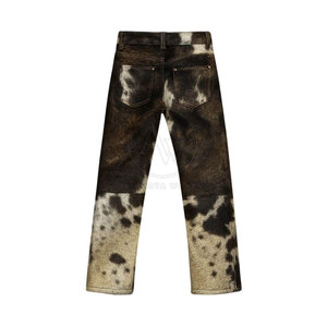 <b>Men's</b> Cowhide <b>Leather</b> <b>Pants</b> Plus Size Breathable Quick Dry Sportswear Riding Customizable <b>Leather</b> <b>Pant</b> For sale - Product Image 2